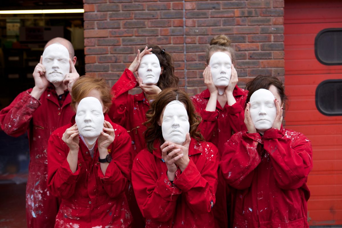 Participants in the <em>Eat My Face</em> workshop.