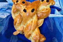 Less terrifying than a traditional Krampuslauf, these breads are a holiday treat.