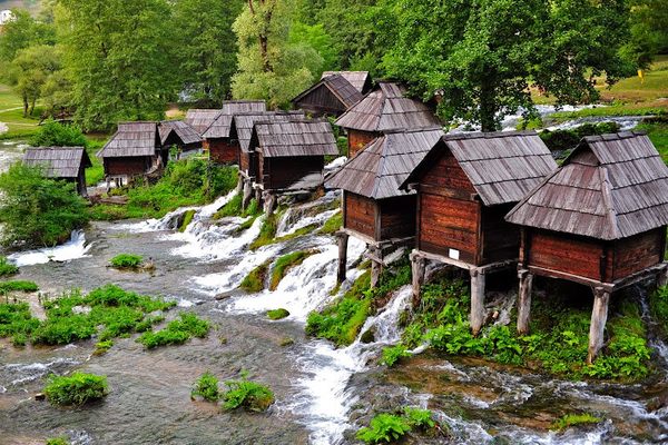 The region around Jajce is all about water, waterfalls, rivers, lakes... and watermills