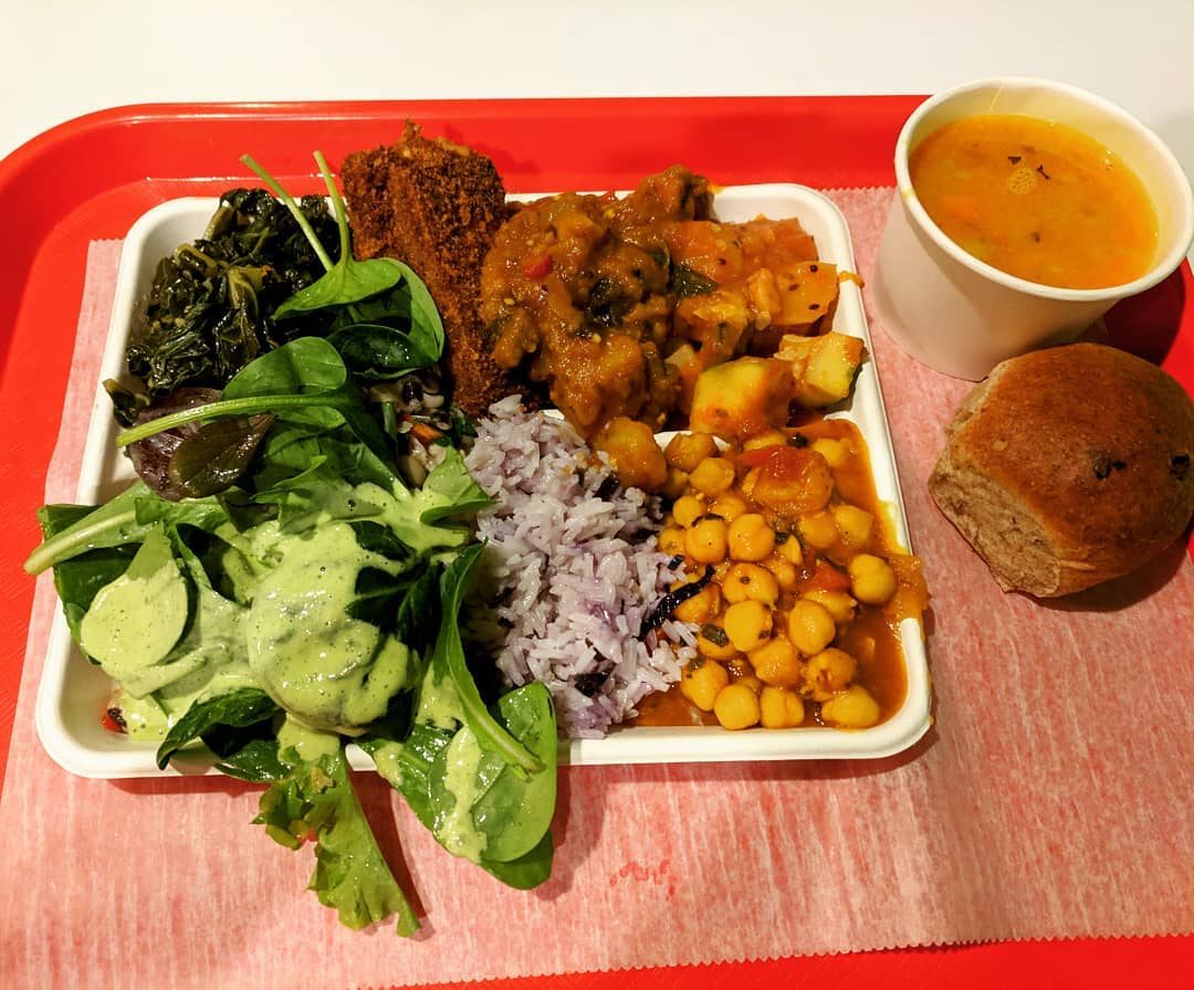 Govinda's offers a light, healthy lunch that won't bog you down for the whole afternoon.