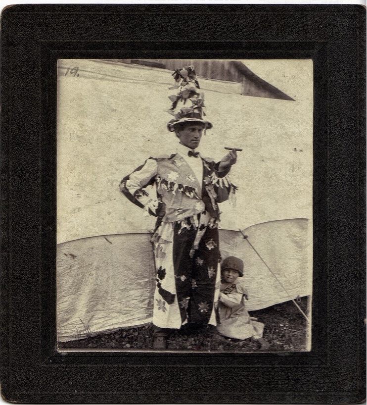 One of two creepy clown photos.