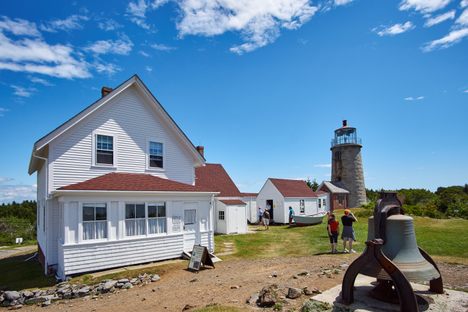In addition to over 1,300 works of art, the Monhegan Museum shares its location with a historic lighthouse.