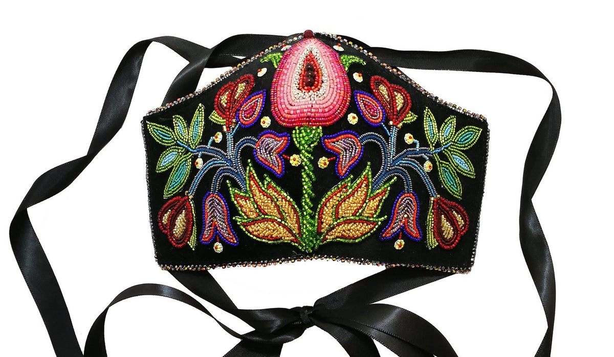 Nathalie Bertin's <em>Pandemic Vogue</em> features designs inspired by the artist's tattoos.