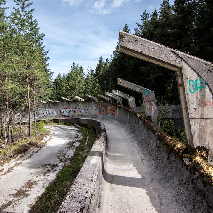 Olympic bobsleigh track, Sarajevo