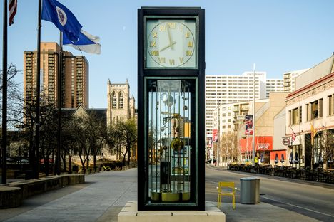 The restored clock in 2018.