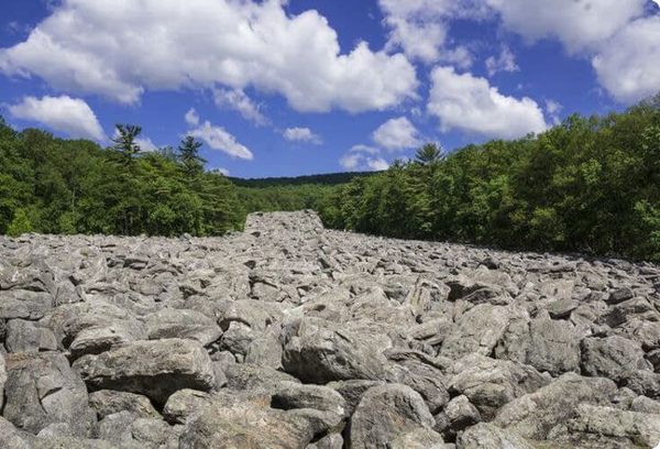 Blue Rocks Boulder Field in Lenhartsville