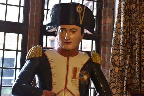 Tobacconist Napoleon Statue in York, England