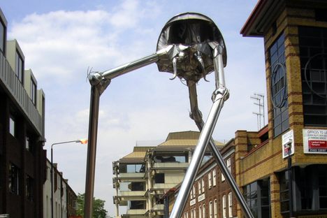 The sculpture.