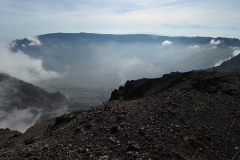 Tambora's caldera.