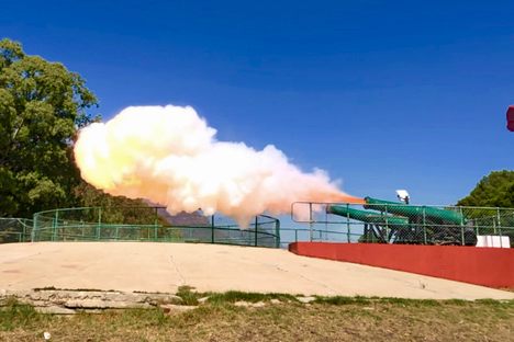 Noon Gun firing
