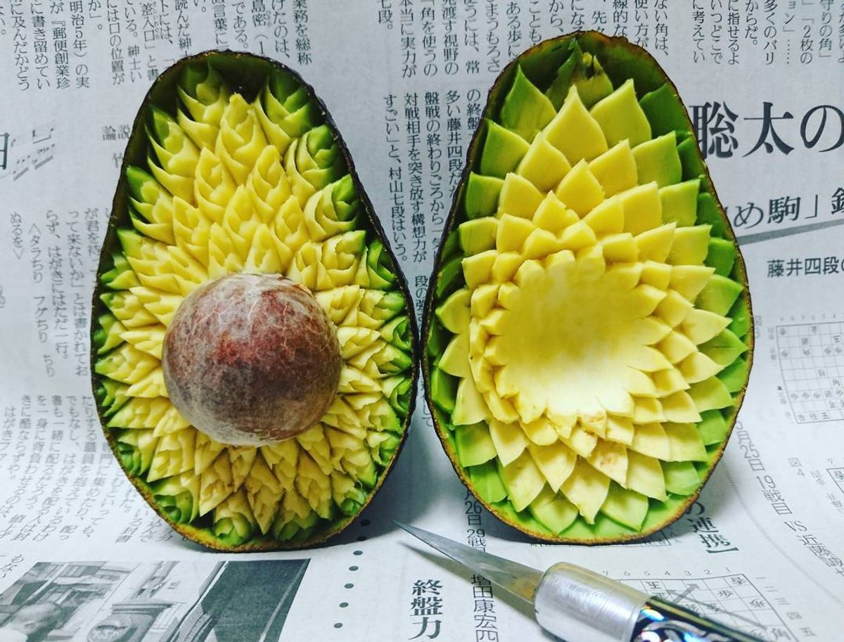 fruit carving step by step instructions