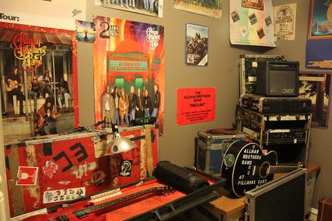 The roadie room.