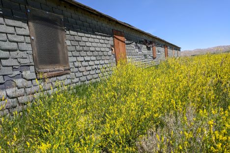 There are four original barracks still standing at Heart Mountain.