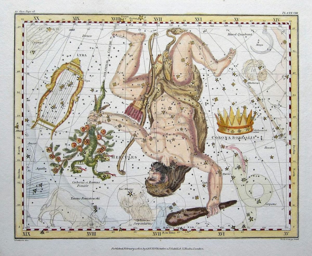 <em>Hercules</em>, alongside a spate of other constellations.