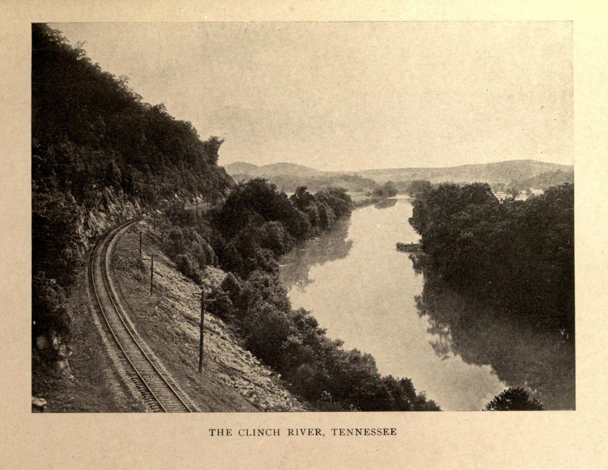 Muir crossed the Clinch River on his walk.
