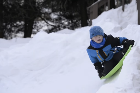 Video Wonder: A DIY Backyard Luge Track