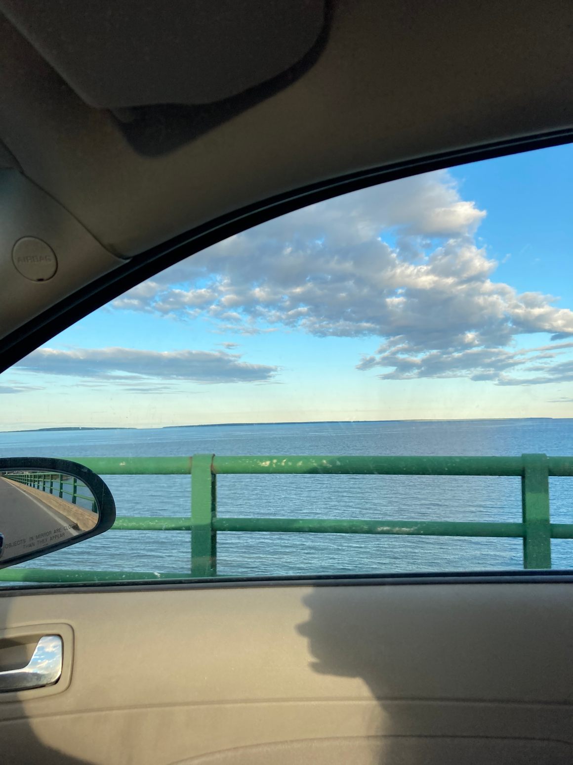 view from the Mackinac Bridge (2020)