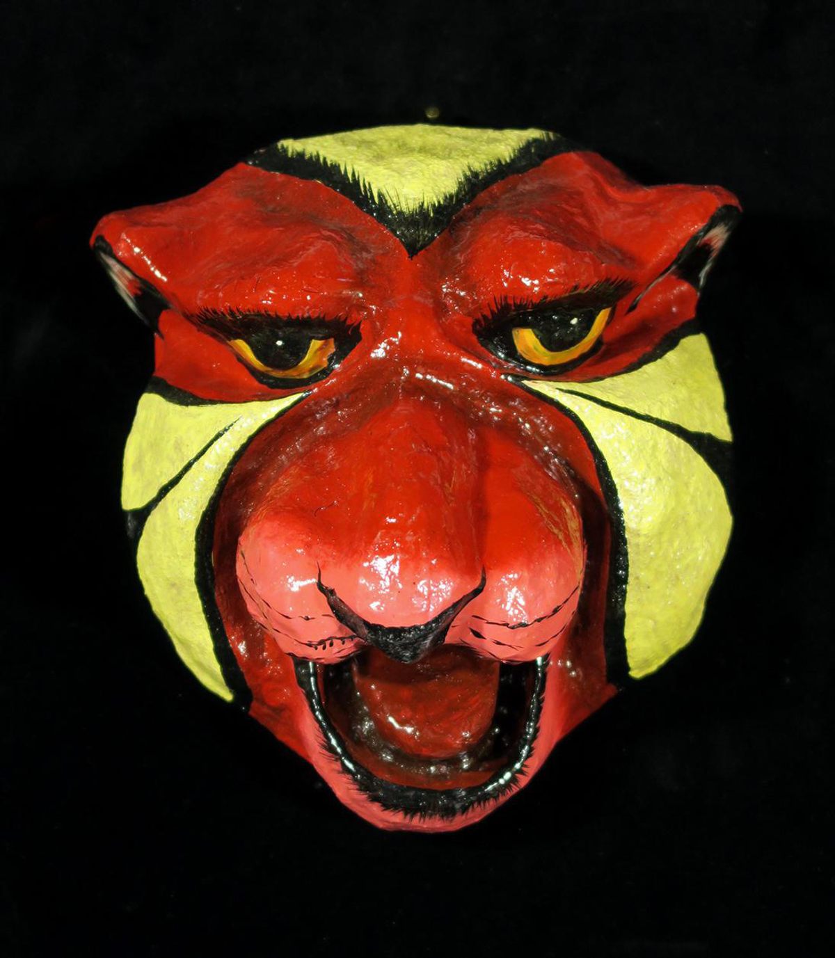 Red and Yellow Jaguar Carnival Mask, Marshall H. W., 2010.