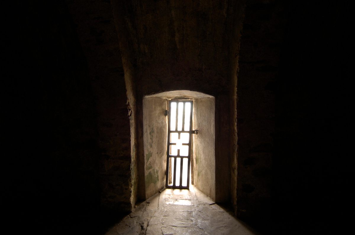 The infamous "Door of No Return" at Elmina Castle.