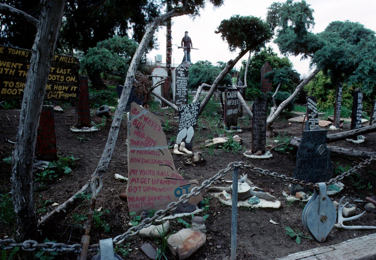 The removal of Boot Hill (shown here in its original location) from the Pierce College campus in mid-2022 caused further controversy.
