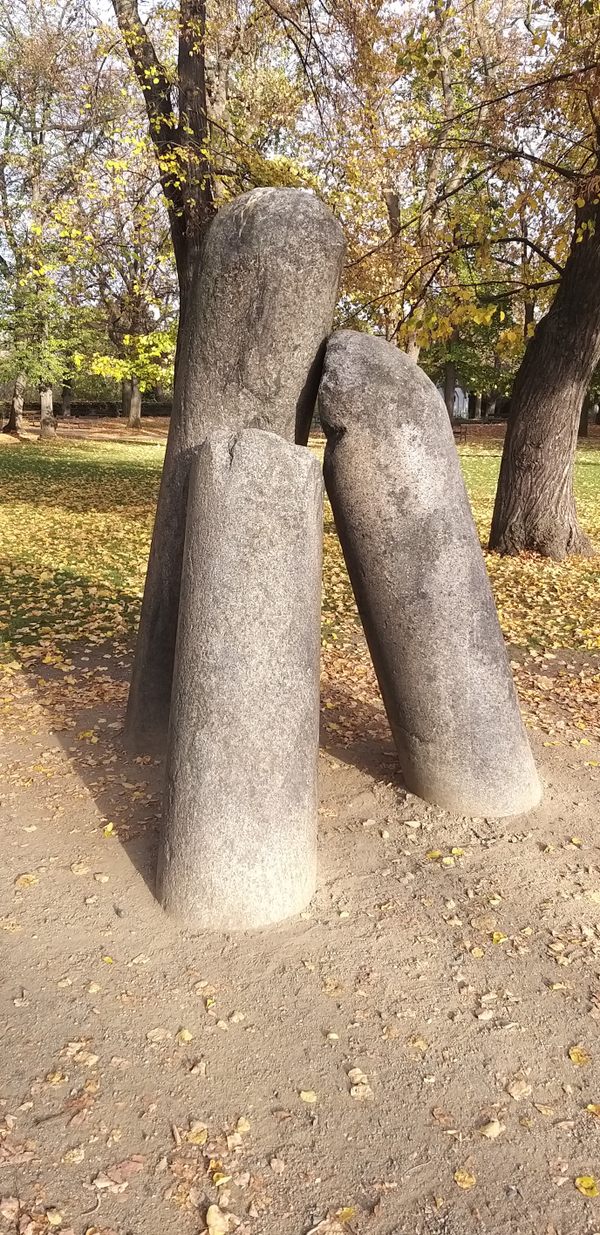 The Devil's Column in Prague, Czechia
