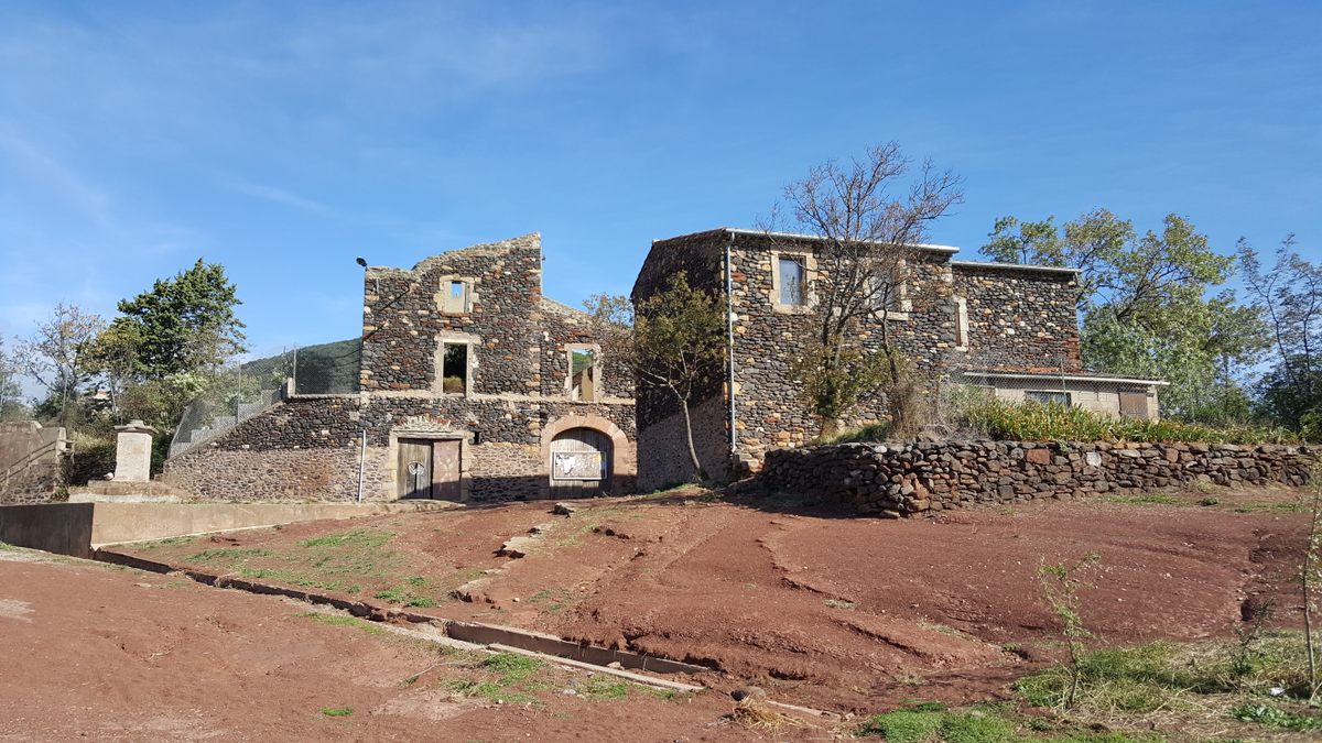 The ruins of a Celles home left behind in the 1960s.