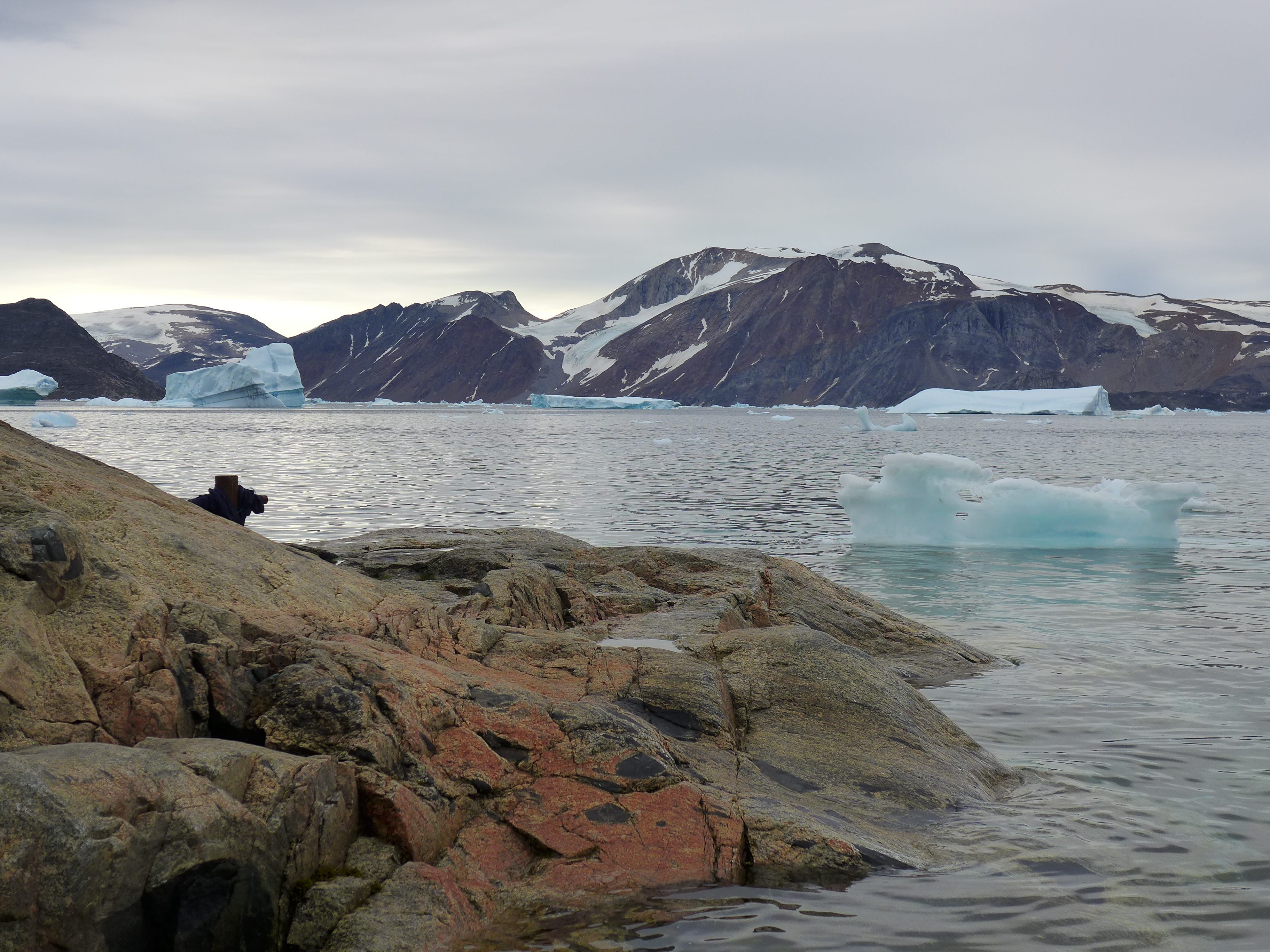 Near the head of Allison Glacier near Kullorsuaq, western Greenland.