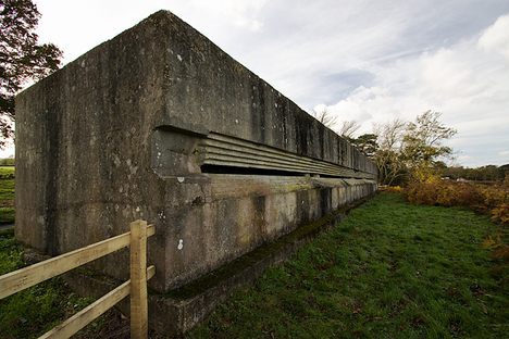 The front side of Fort Henry