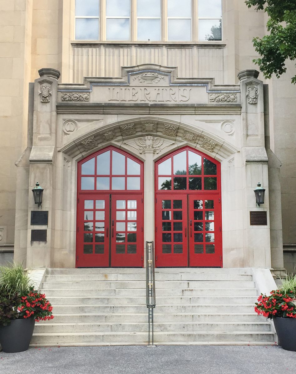 Muhlenberg's Haas Library, now the Haas College Center.