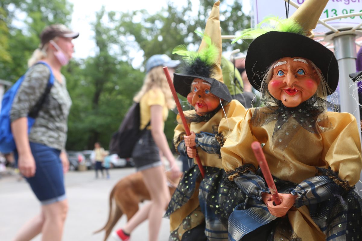 Classic early modern witch imagery is a popular tourist draw in Thale.