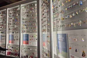 The ornament collection spans decades.