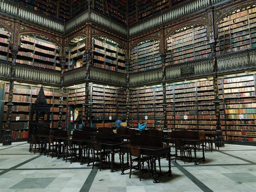Abandoned Building Public Invasion - The Royal Portuguese Cabinet of Reading â€“ Rio de Janeiro, Brazil - Atlas  Obscura