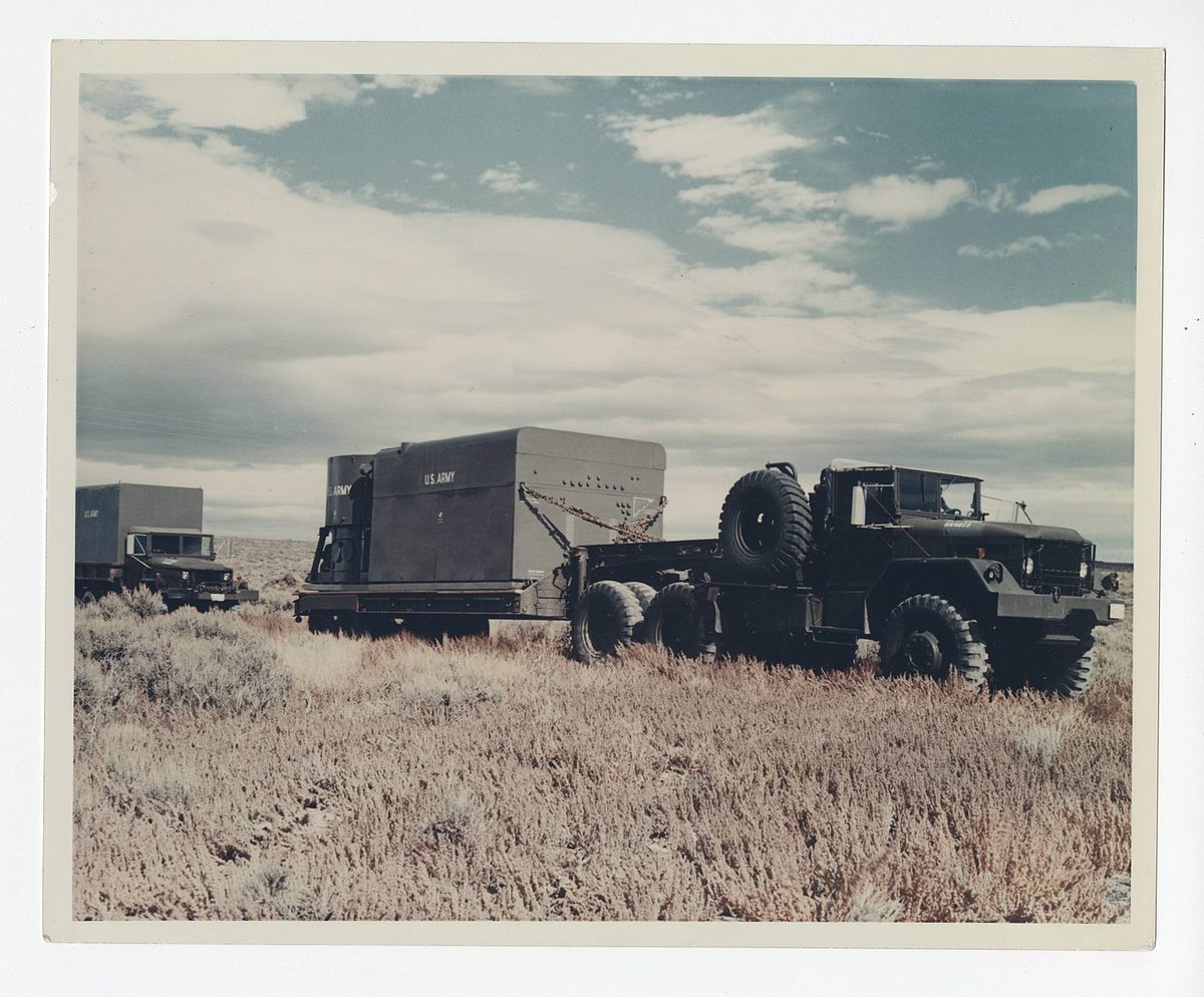The Army abandoned its truck-mounted portable reactor program in 1965. This is the ML-1.