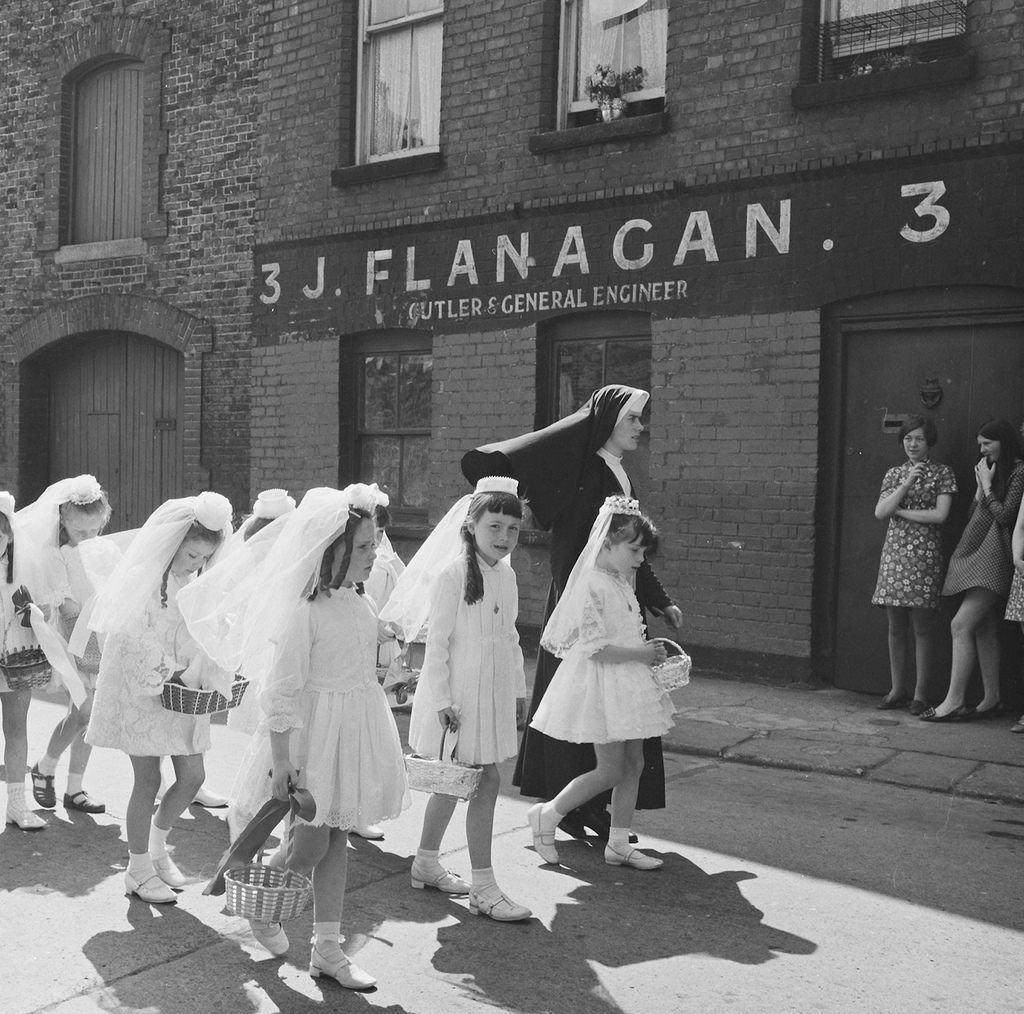 Holy Communion in Dublin, 1969.