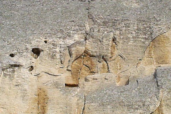 The carving of the horseman. (Gerhard Palnstorfer/Flickr)	
