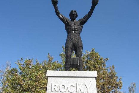 Serbia's Rocky Statue