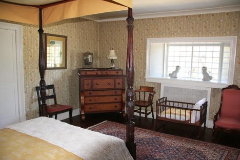 The bedroom upstairs