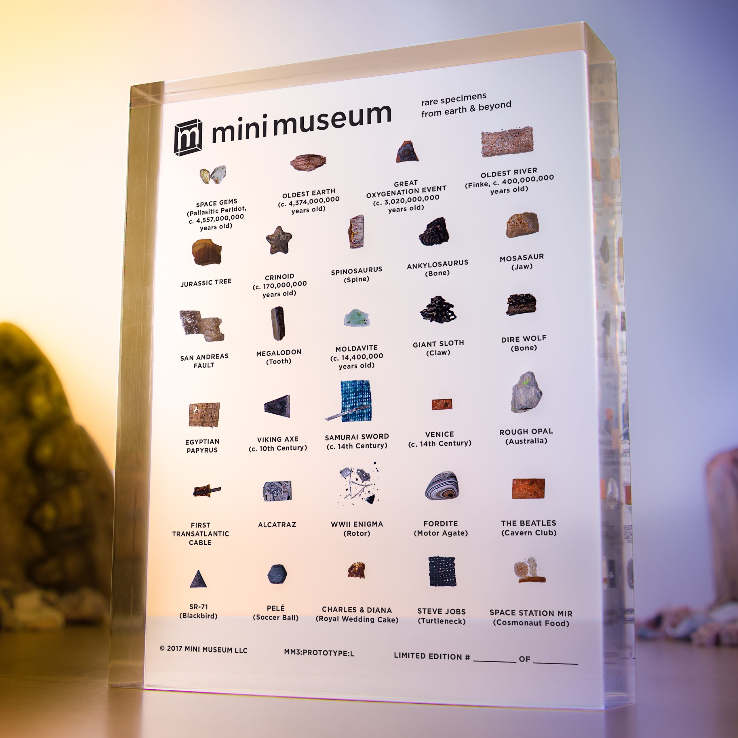 Behold the glory of the Mini Museum.