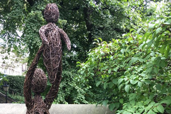 St Cuthbert’s Kirkyard Branch Sculpture.