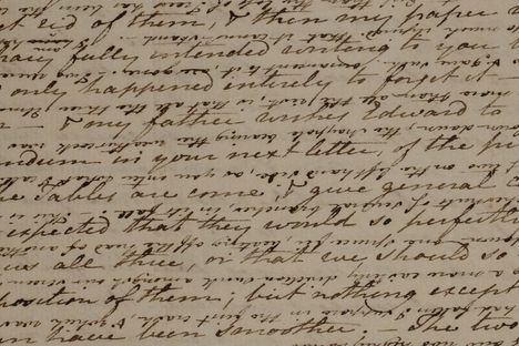 Watson has worked on the handwriting of famous authors, including Jane Austen. This is an 1800 letter from Austen to her sister Cassandra. 