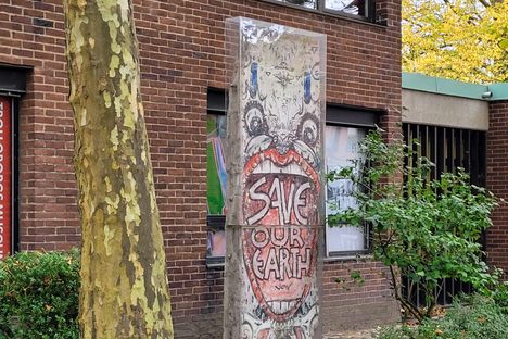 Berlin Wall Section in Trelleborg