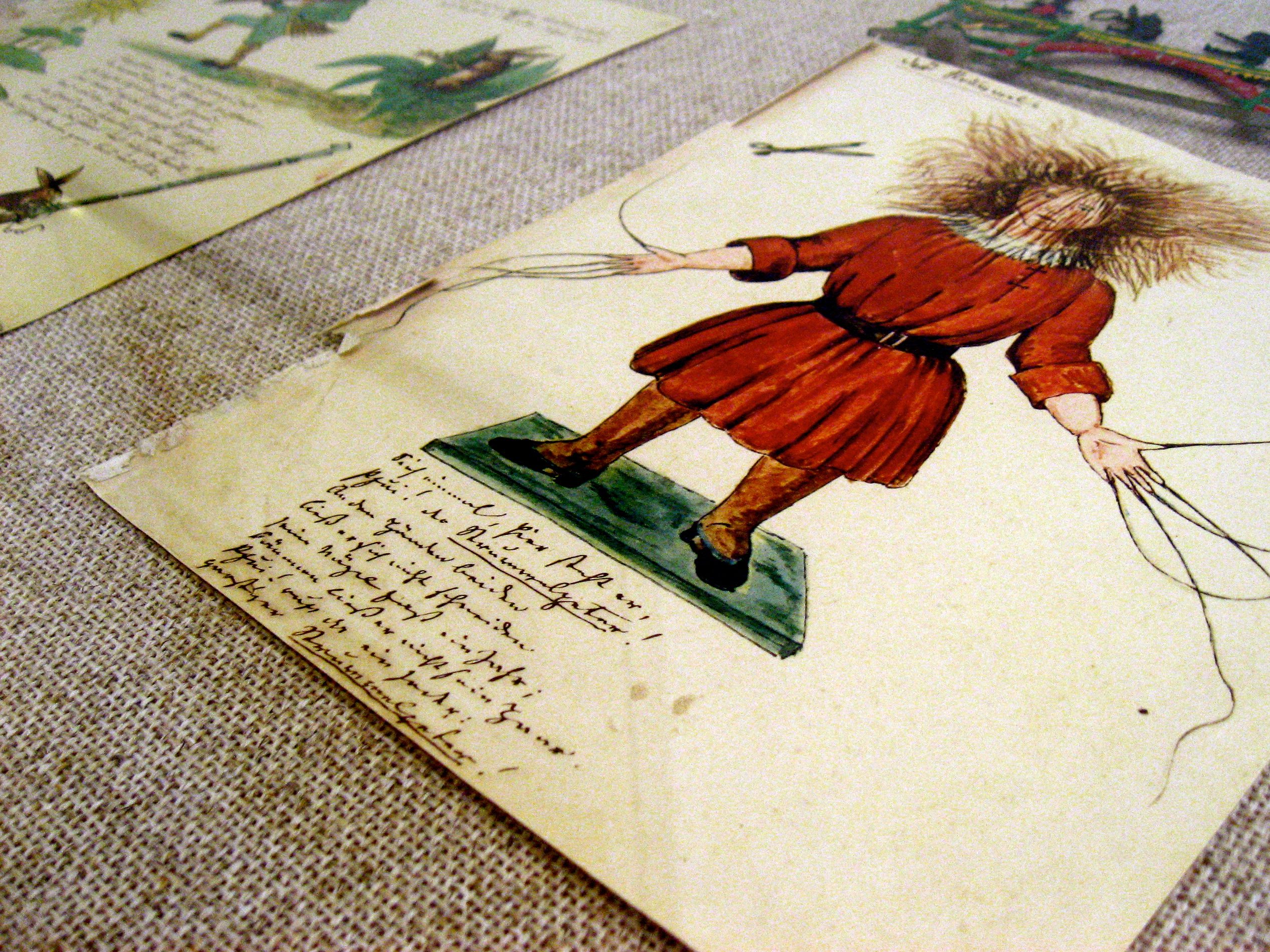Struwwelpeter teaches lessons about hygiene... and fear.