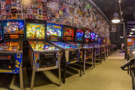 Pinballs galore