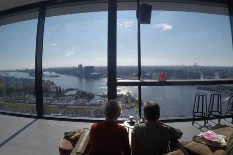 The view from A'dam Tower, Amsterdam Noord