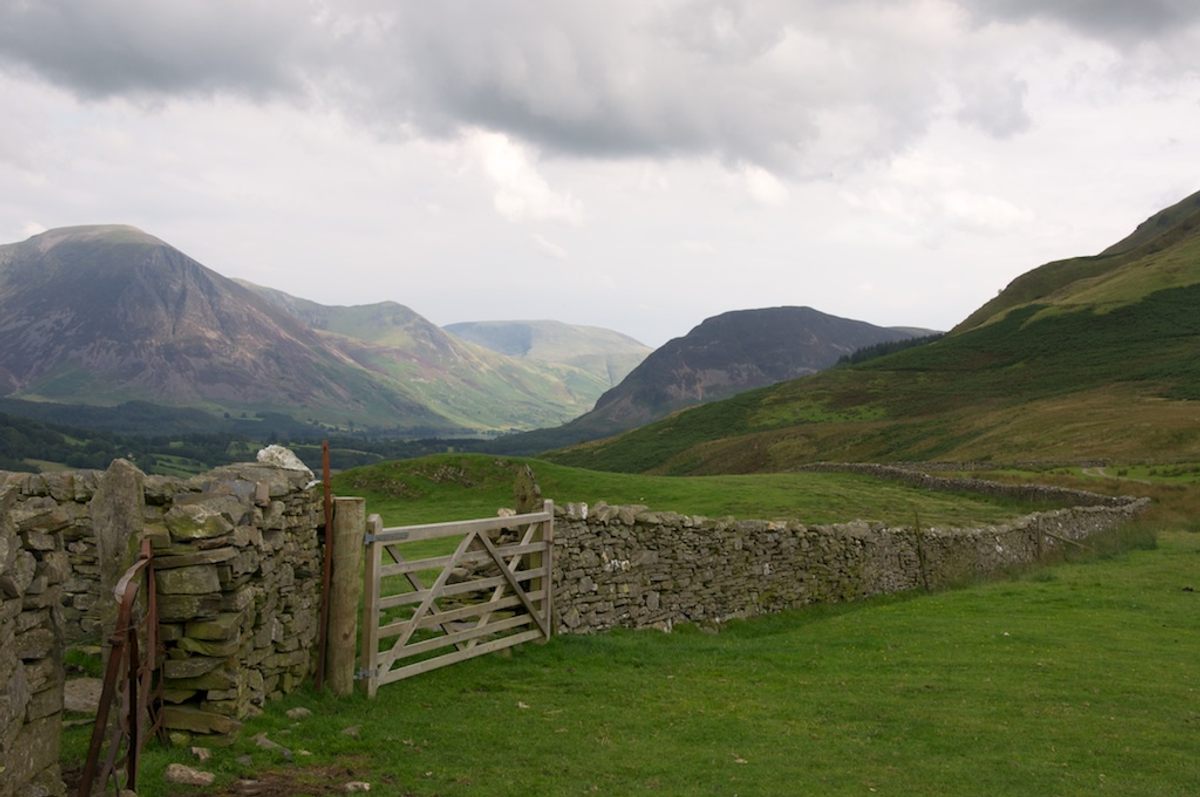 The Old Corpse Road in Cumbria, England.