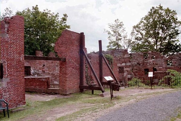 The remains of Old Newgate Prison