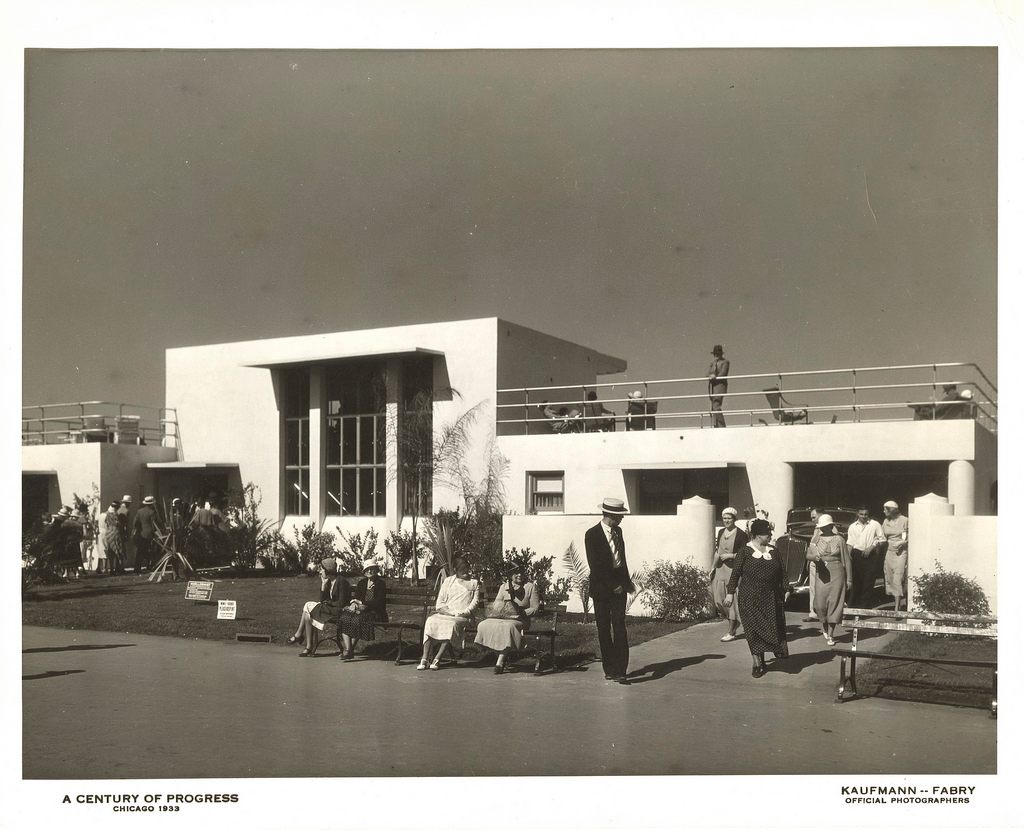 Chicago World's Fair Columbian Exposition Modern Home