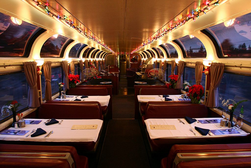 dining car train