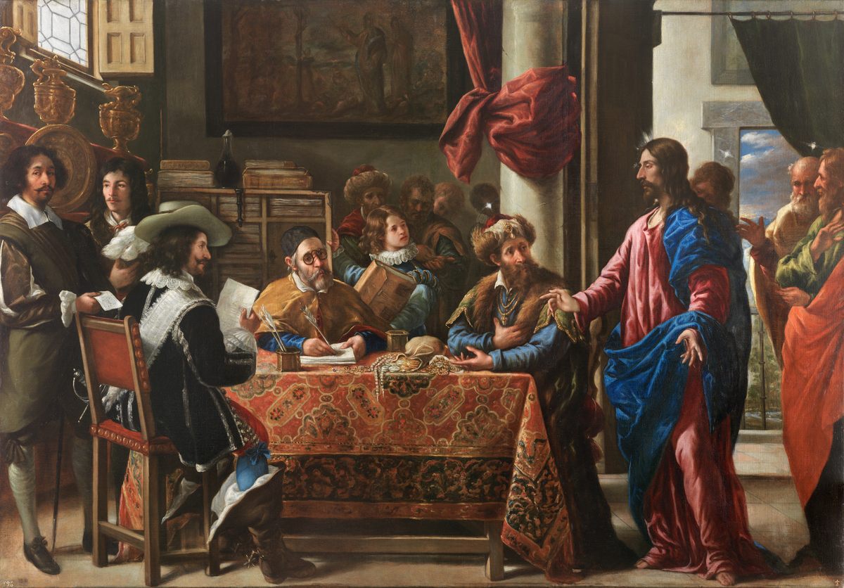 In the <em>The Calling of Saint Matthew</em>, Pareja painted his own portrait (at left).