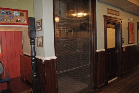 Historic Elevator at Potbelly